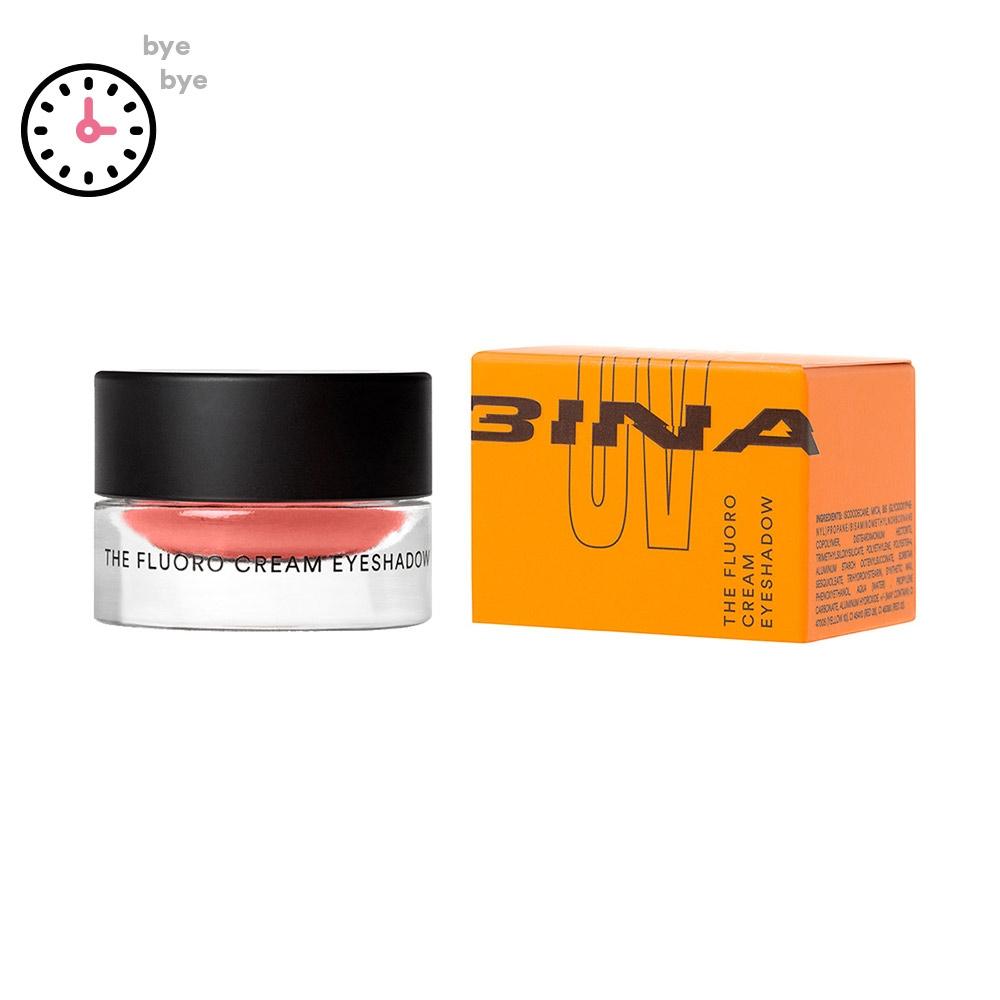 3INA Makeup | The Fluoro Cream Eyeshadow 401 Orange