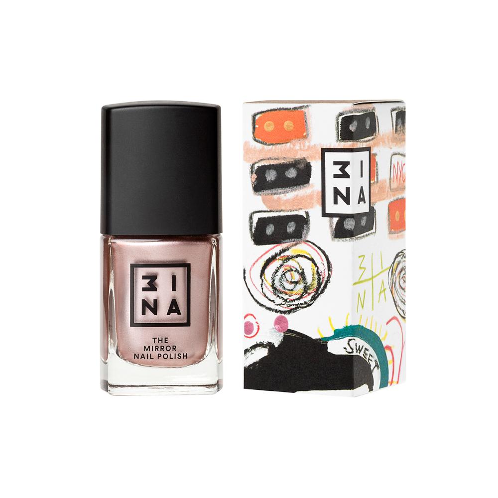 3INA Makeup | The Mirror Nail Polish 501 Pink | Vegan