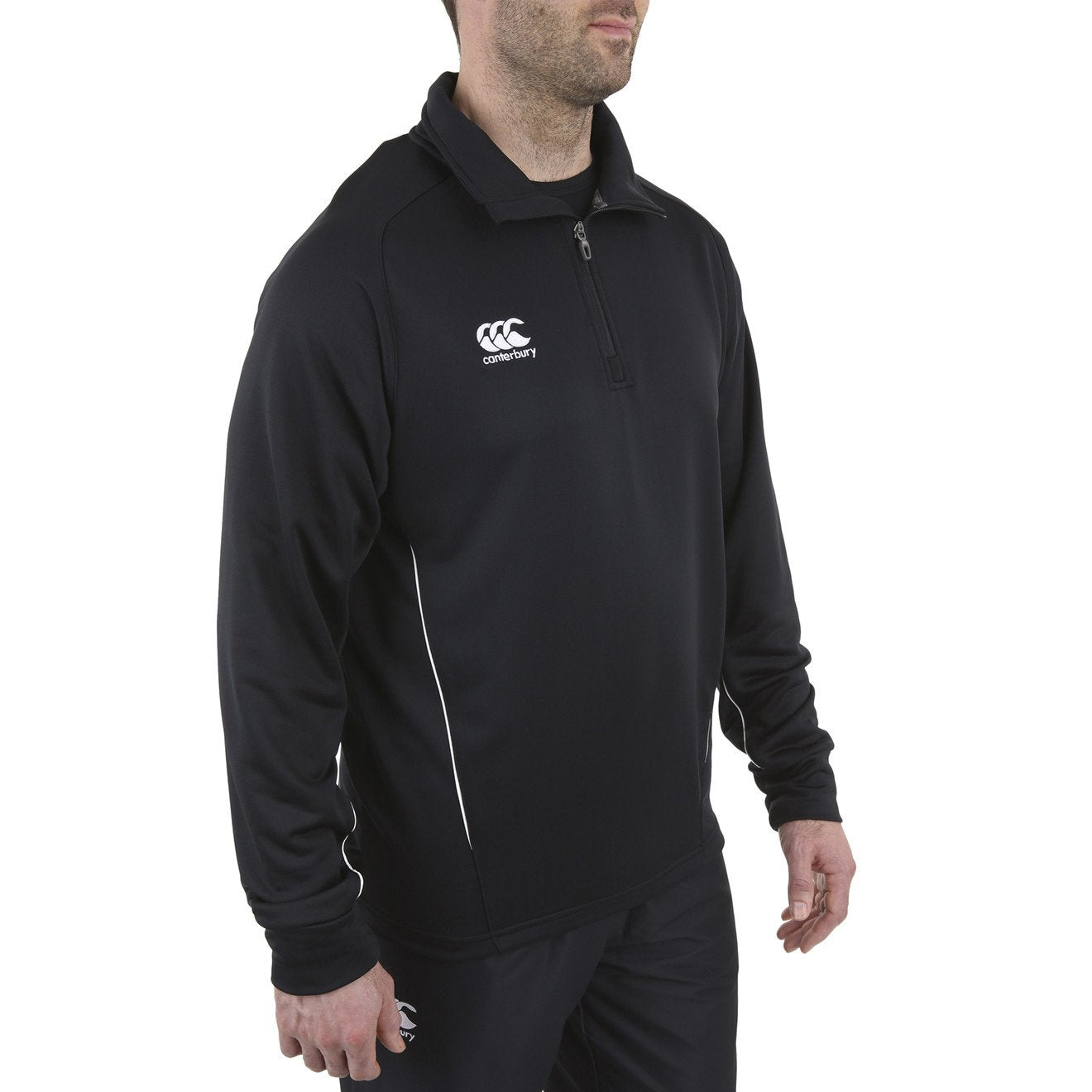 Team 1/4 Zip Mid Layer - Canterbury - Navy - Model