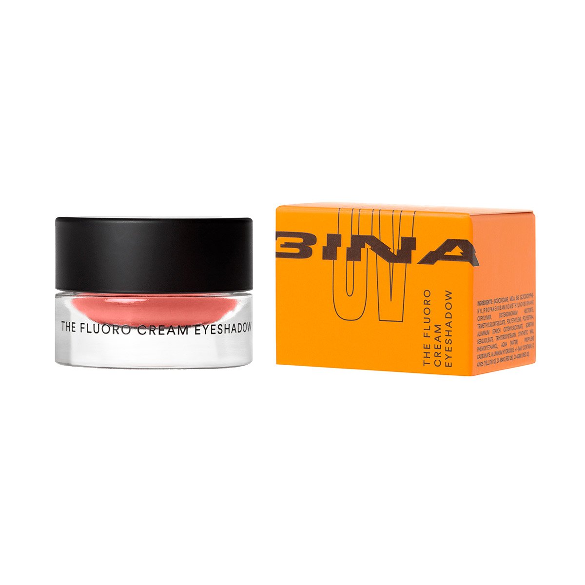 3INA Makeup | The Fluoro Cream Eyeshadow 401 Orange