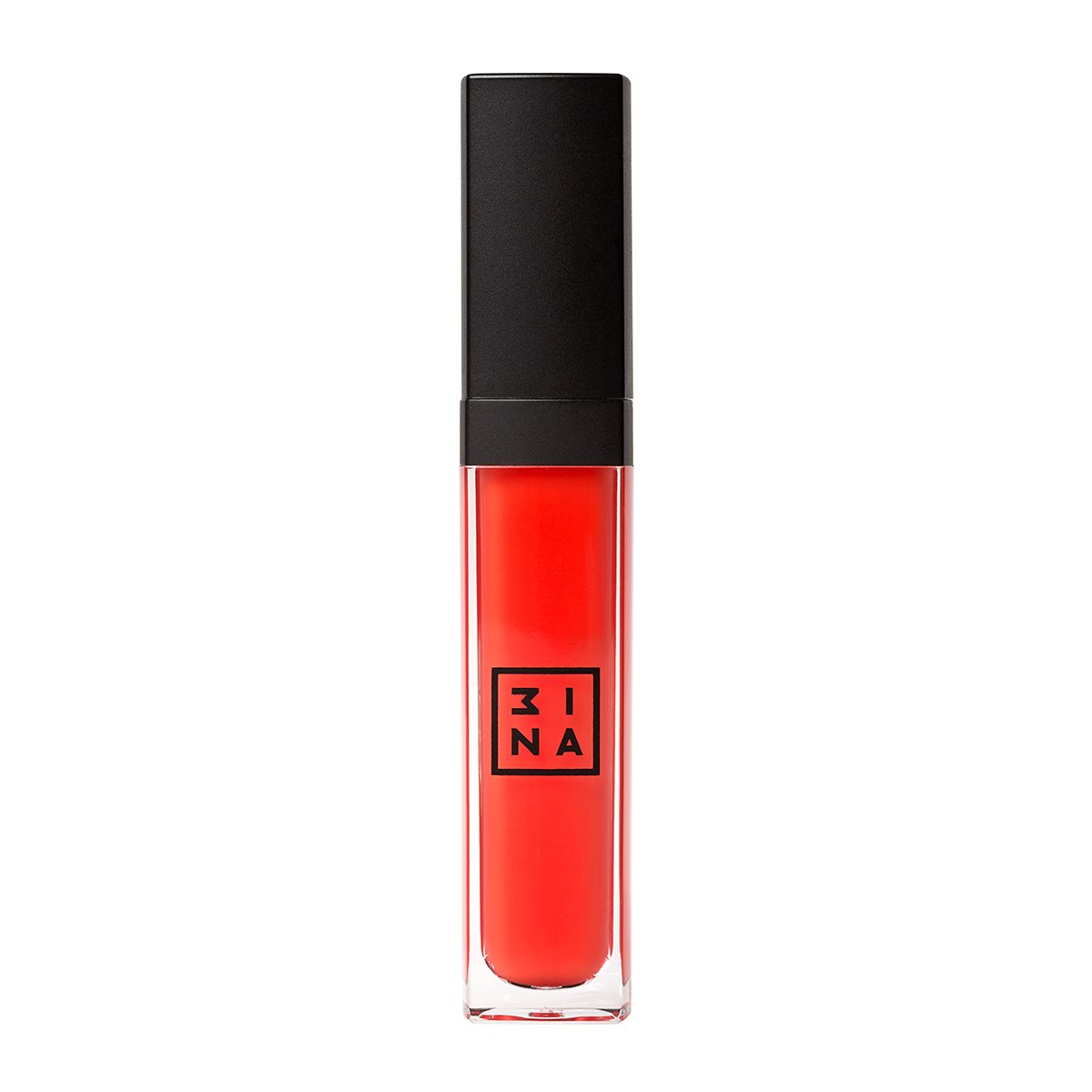3INA Makeup | The Fluoro Lip Gloss 201 Orange | Vegan