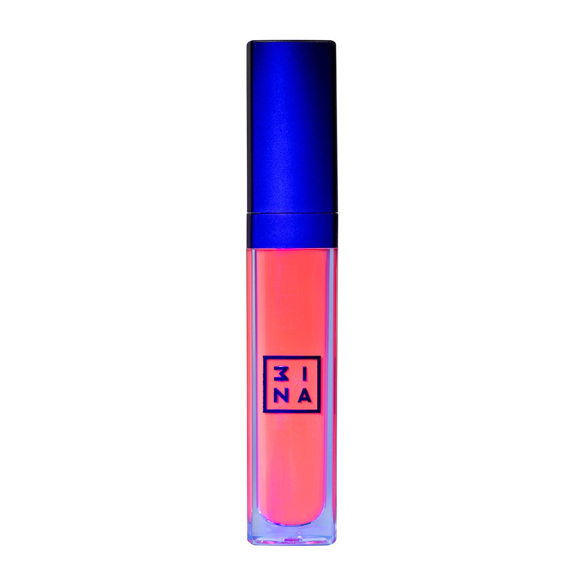 3INA Makeup | The Fluoro Lip Gloss 201 Orange | Vegan