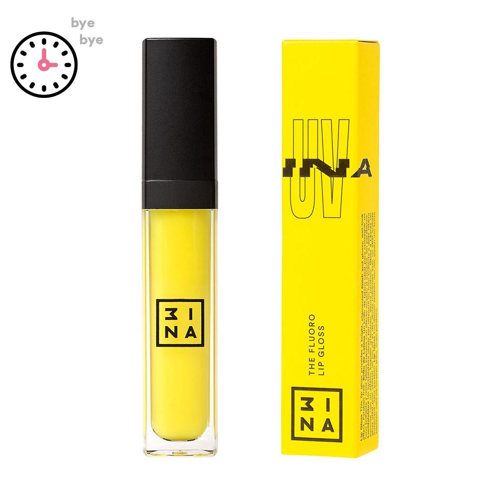 3INA Makeup | The Fluoro Lip Gloss 200 Yellow | Vegan