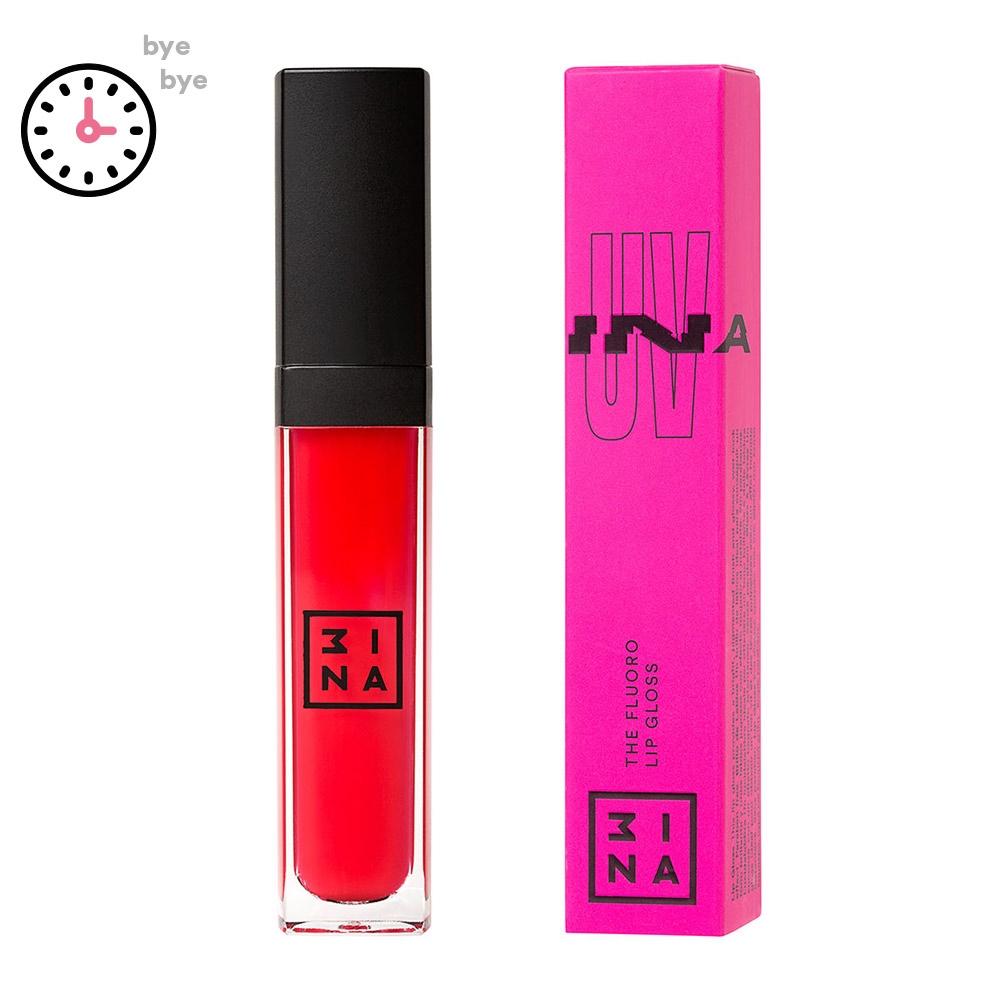 3INA Makeup | The Fluoro Lip Gloss 202 Pink | Vegan