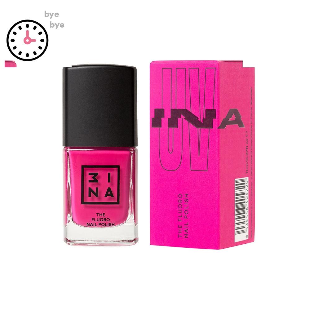 3INA Makeup | The Fluoro Nail Polish 504 Pink | Vegan