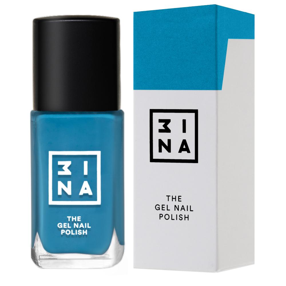 3INA Makeup | The Gel Nail Polish 214 Blue | Vegan