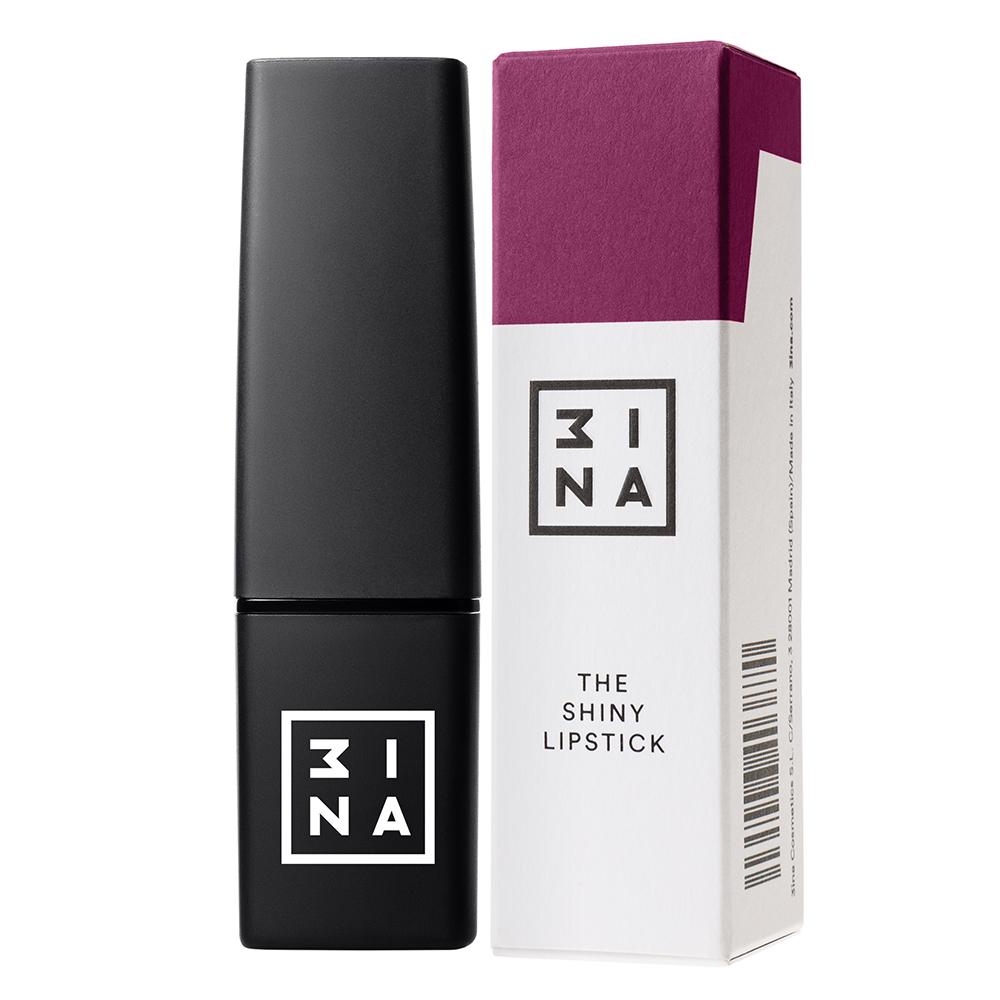 3INA Makeup | The Shiny Lipstick 211 Purple | Vegan