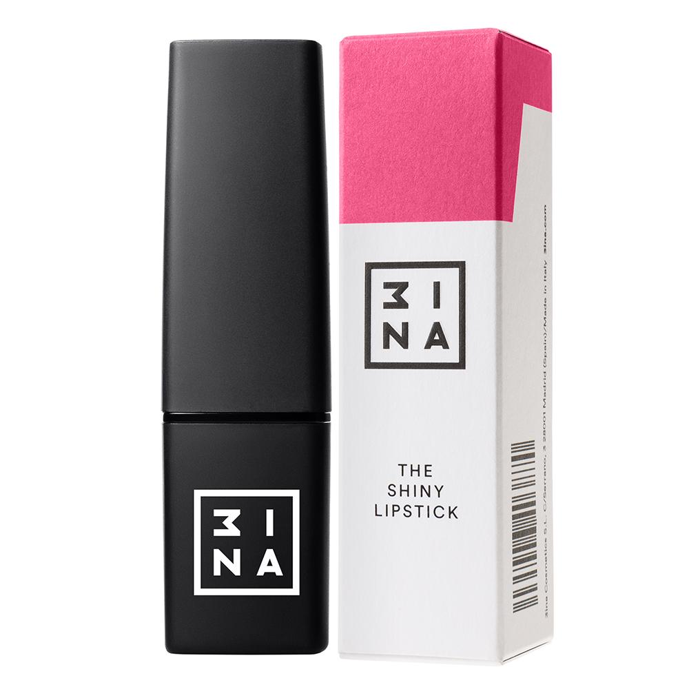 3INA Makeup | The Shiny Lipstick 212 Pink | Vegan