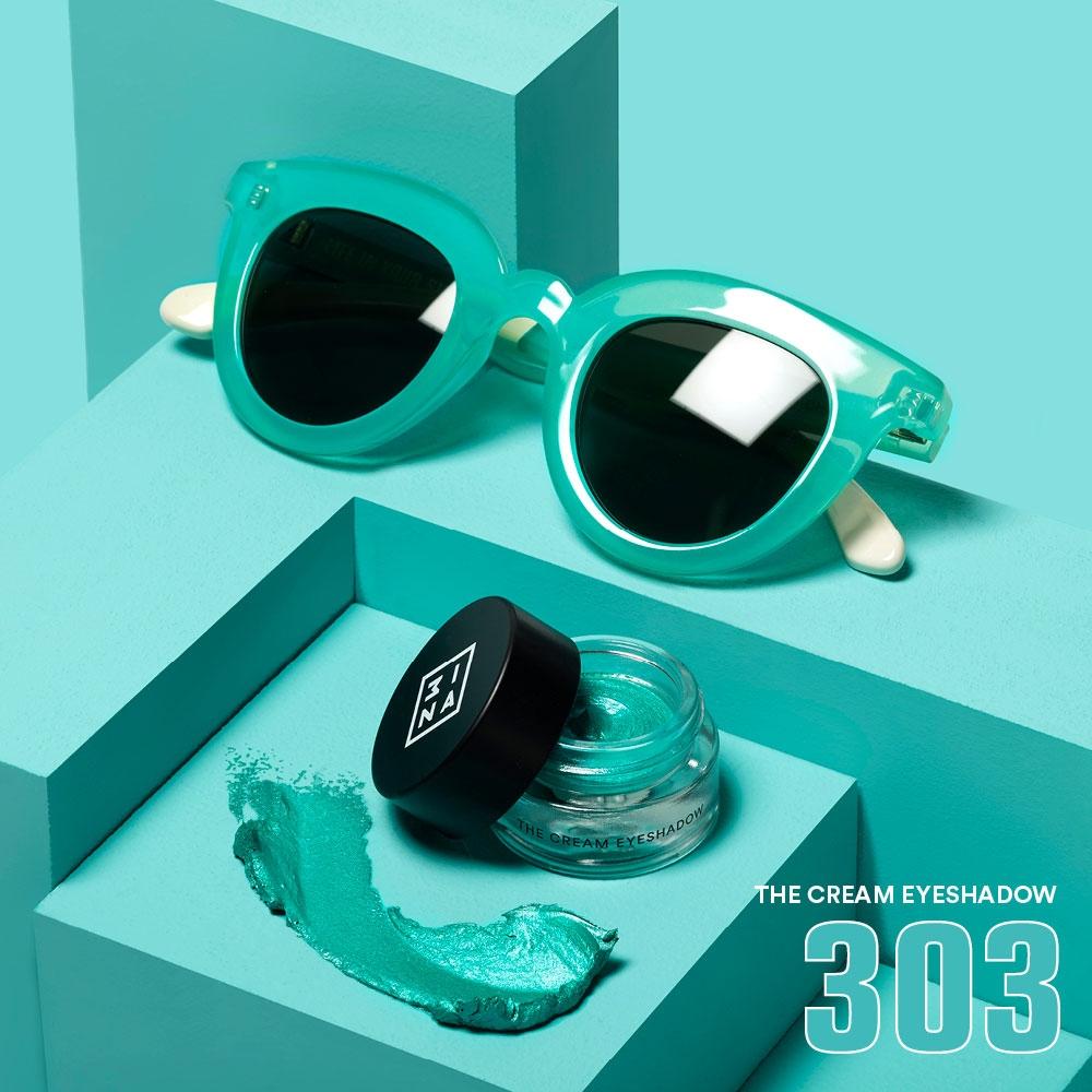Hayes Sunglasses and The Cream Eyeshadow 303